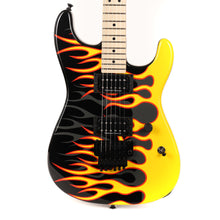 Charvel USA San Dimas Style 1 HH Flame Graphic Yellow 2008