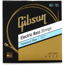 Gibson Flatwound Electric Bass Strings Short Scale 40-95